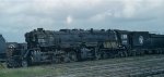 A Great Northern 2-8-8-2 stored in Superior WI yard in 1961.